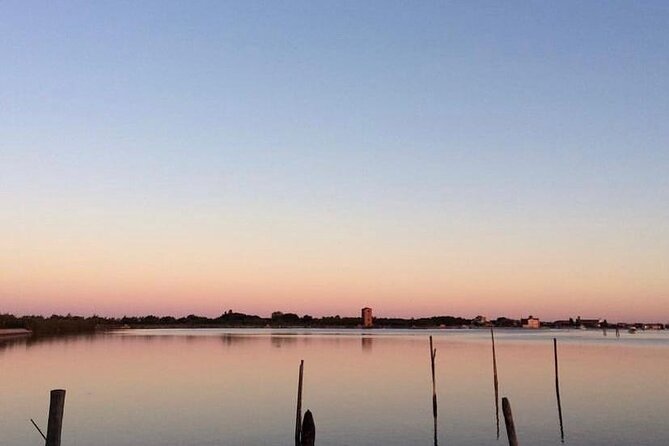 Aperitif at sunset in the Venice lagoon on a private boat. - Sunset on the lagoon: the Ghebo stop and your photo window