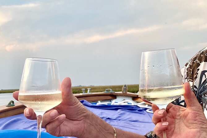 Aperitif at sunset in the Venice lagoon on a private boat. - Arsenale di Venezia: stepping into the Serenissima’s shipbuilding machine