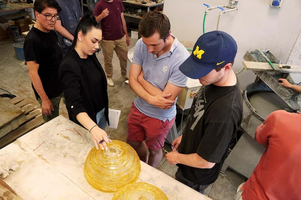 Arte Di Murano: Glass Factory Tour - The Upper-Floor Factory Setup: Where You Watch the Glass Being Made