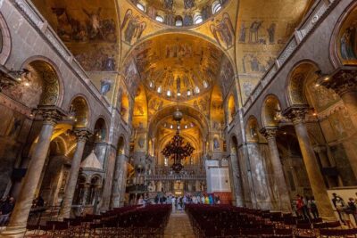 Basilica San Marco, Pala D'oro, Loggia Cavalli Priority Entrance - Inside St. Mark’s Basilica: Dome of Genesis and the lower church