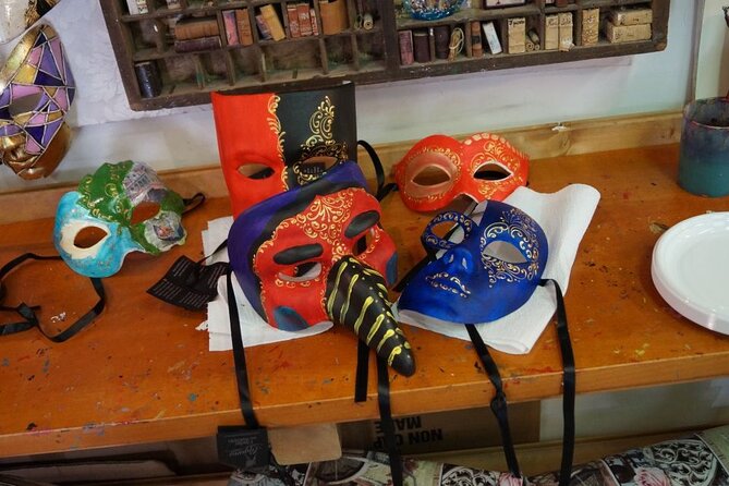 Carnival Mask Decoration Class at Casanova's Prisons - What happens during the mask workshop (the hands-on part)