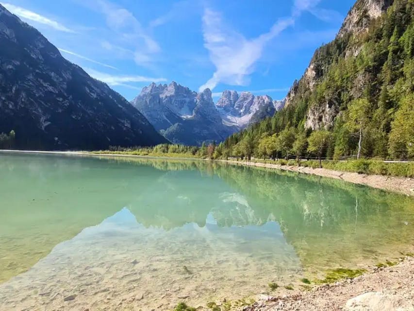 From Venice and Treviso: Dolomites Day Tour - The Misurina Lake portion: guided tour and then your own time (about 3 hours)