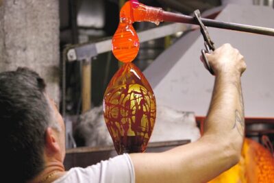 Glass Blowing Live Demo, Showroom visit and Artistic Glass gift! - Where to meet on Murano (Fondamenta Manin)