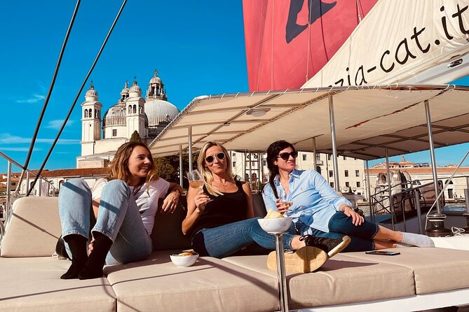 La Serenissima: Lagoon Cruise on Catamaran with Classical Music - San Servolo and the Biennale Gardens from the water