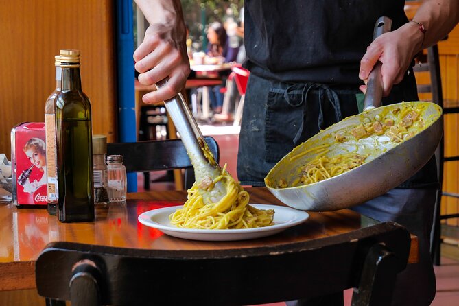 Make Pasta Carbonara from Scratch in a Jazz Club in Venice - Key highlights
