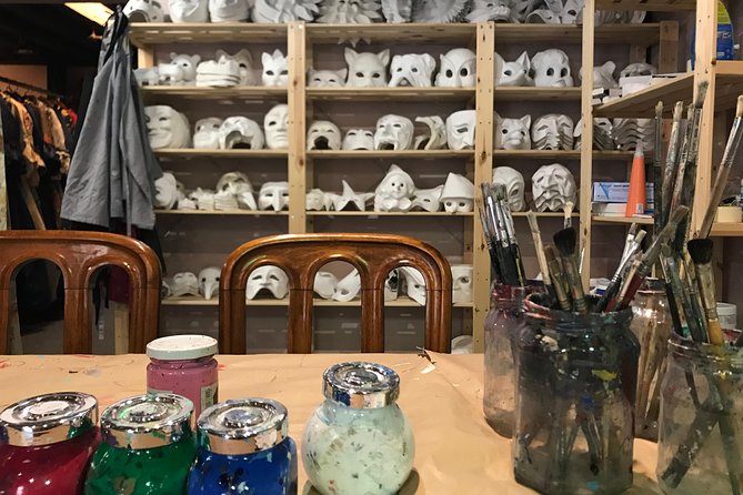 Mask Workshop - Paint Your Own Venetian Mask in Venice, Italy - Choosing Your Mask at Campo S. Tomà