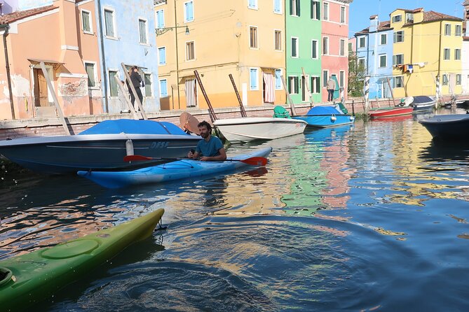 Private Kayak Tour in the Venetian Lagoon - Burano and Mazzorbo: colorful islands, calmer pacing
