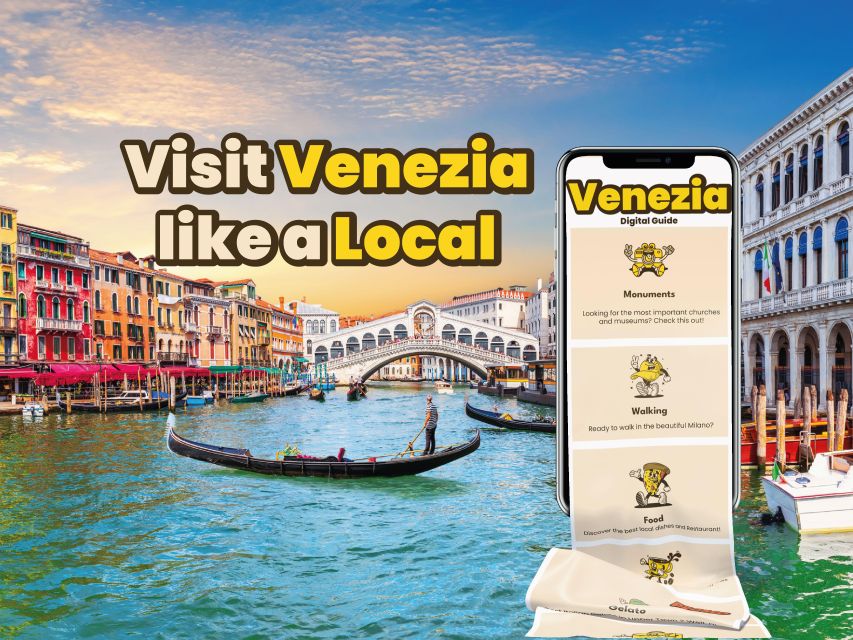 Venezia: Digital Guide made by a Local for your walking tour - The Gondola Tip and Other Practical Add-Ons