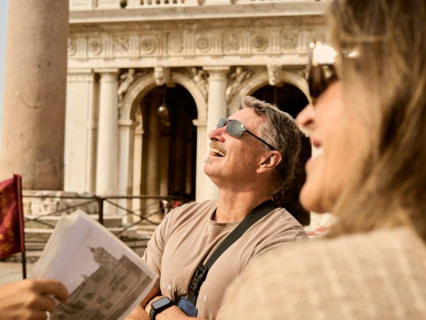Venice: Doge's Palace & Basilica Tour with Terraces Sky Walk - Meeting at St Mark’s Square: find the lion column