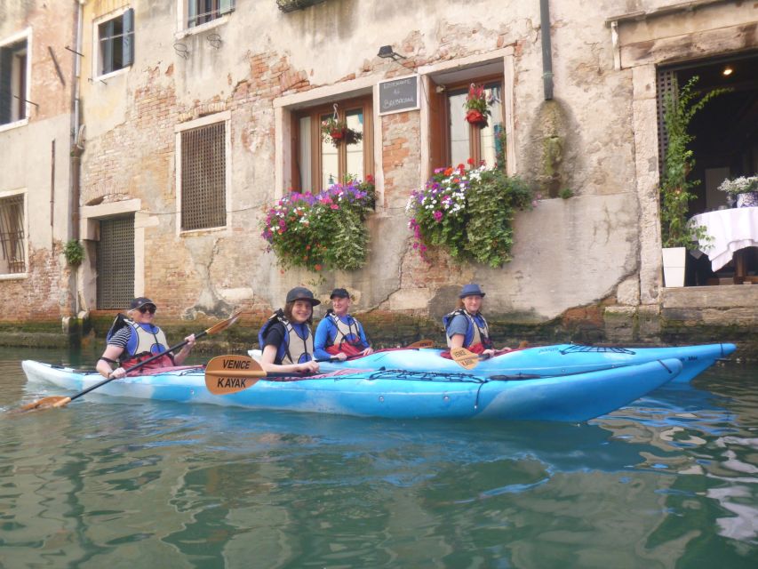 Venice: Hidden Canal Gems Kayak Tour with Certified Guide - Practical Tips: Make Your Two Hours Comfortable