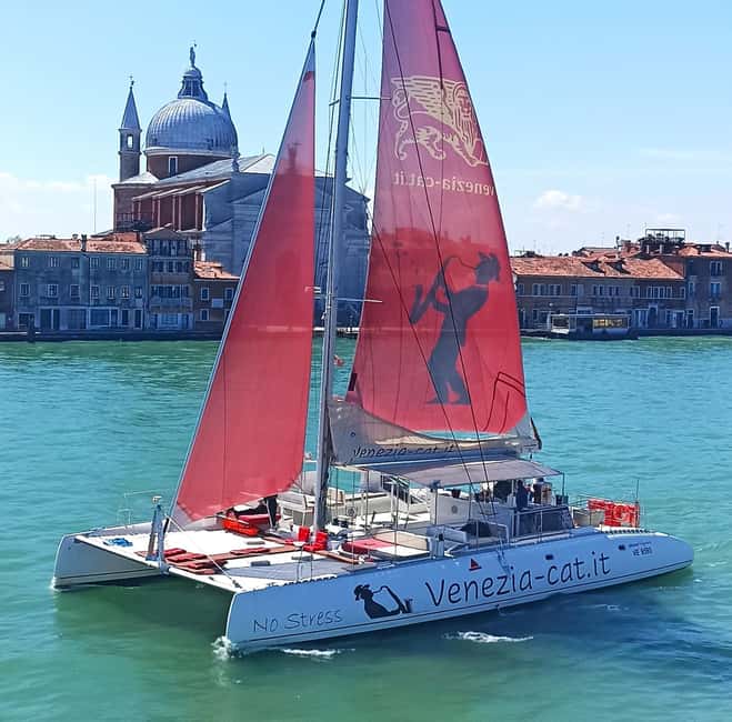 Venice: Lagoon Catamaran Tour with Classical Music & Drinks - The route: San Marco Bay, Canale della Giudecca, and a view toward Lido