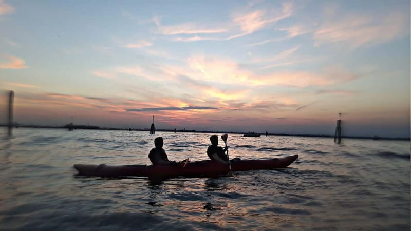 Venice: Night + Sunset Kayak Tour Kayak in the Canals - Meeting at Calle Brazzo: Gear Up Fast and Start Smooth