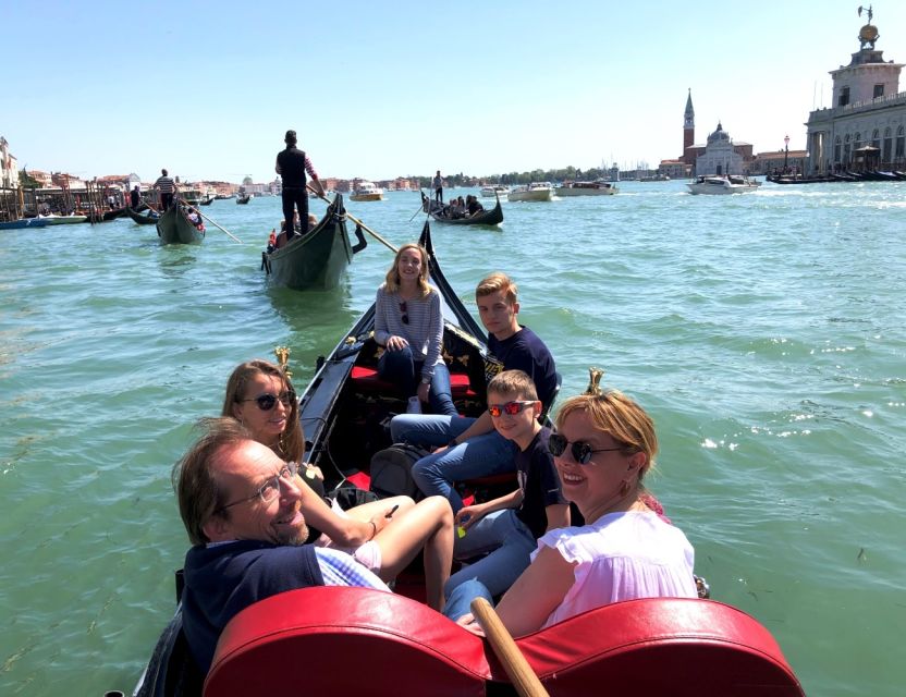 Venice: St. Mark's, Walking Tour and Gondola Combo - Gondola time on the smaller canals: the Basilica della Salute view you’ll remember