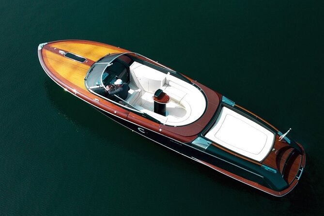 VIP Private Luxury Boat Tour - Riva Aquariva Yacht Venice - San Giorgio Maggiore, Poveglia legends, and the Lido mood